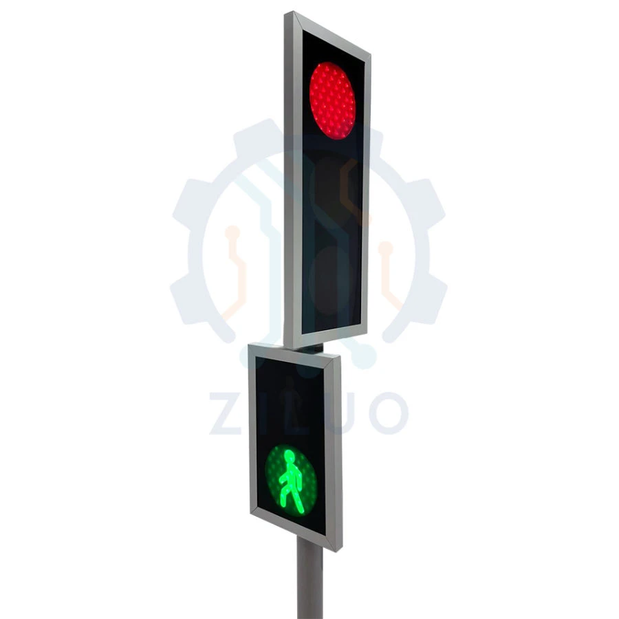 Model of traffic and pedestrian traffic lights