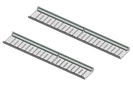 Set of saloon shelf parts (intercity) 5299-173-8102 (set)
