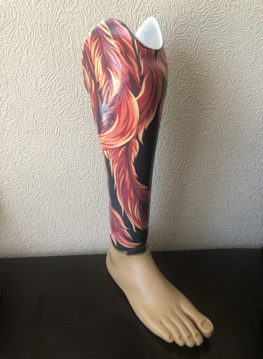 Tibial prosthesis for bathing