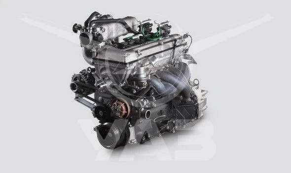 040900100040010 Engine (for UAZ PATRIOT, HUNTER, EURO-2, AI-92, 143 hp, MIKAS 7.2, with pulley under 2 POLYCLE BELTS,