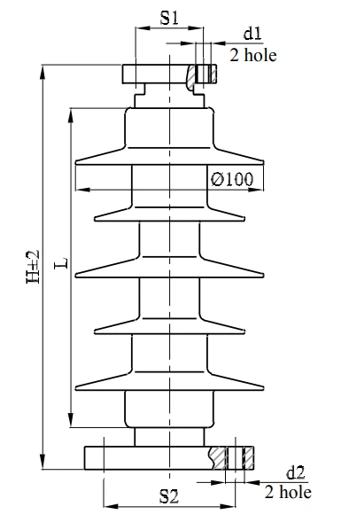 Support rod insulator with protective sheath made of organosilicon composition OSK 4-10-A-4