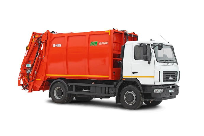 Rear-loading rubbish truck KO-440VM, type KO-440VM, modification KO-440VM, base chassis: MAZ-5340C2, MAZ-534025.