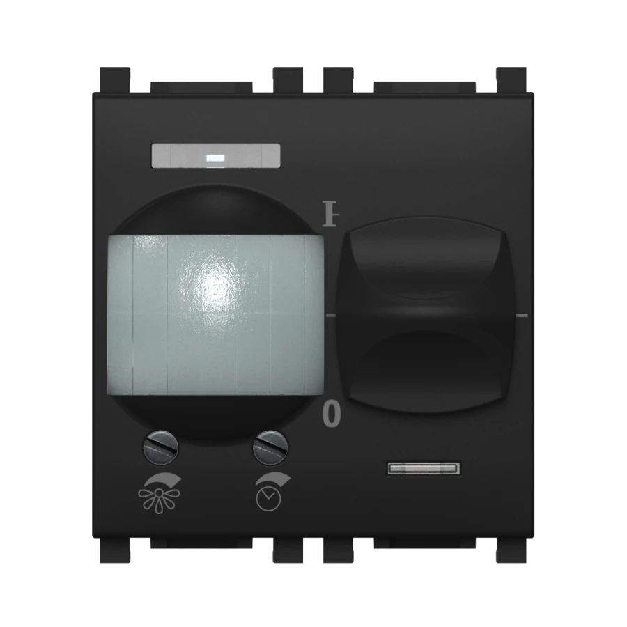CADUCEUS ALING Experience Switch with infrared motion sensor, 500W, 230V~, 50Hz, 2M, black (soft touch), art. no. 72203.S. 72203