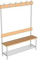 Metal coat rack