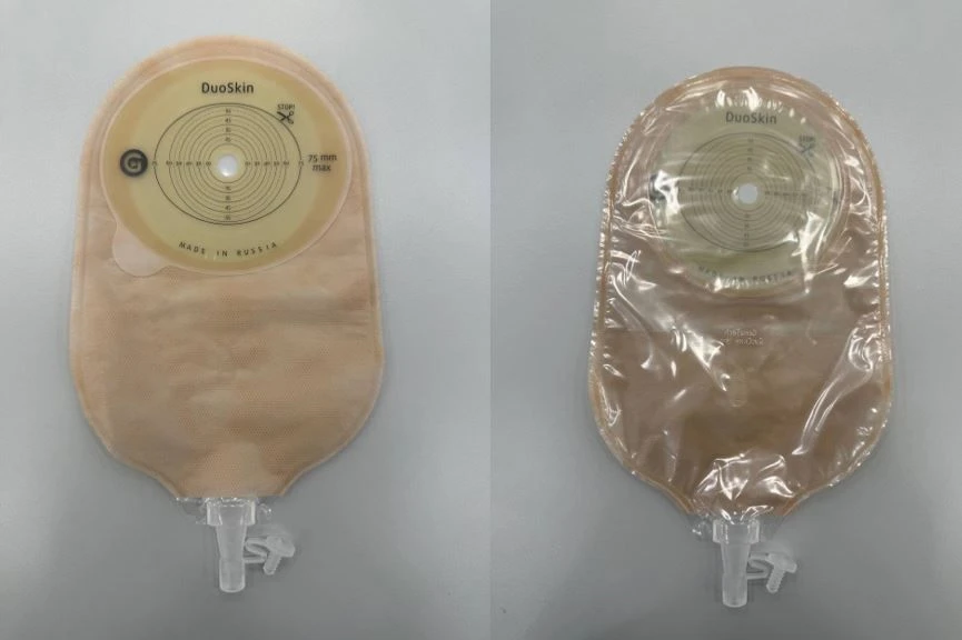 Means of urostomy care: uroreceiver one-component drained according to TU 32.50.13-004-32952305-2021 with accessories, var.