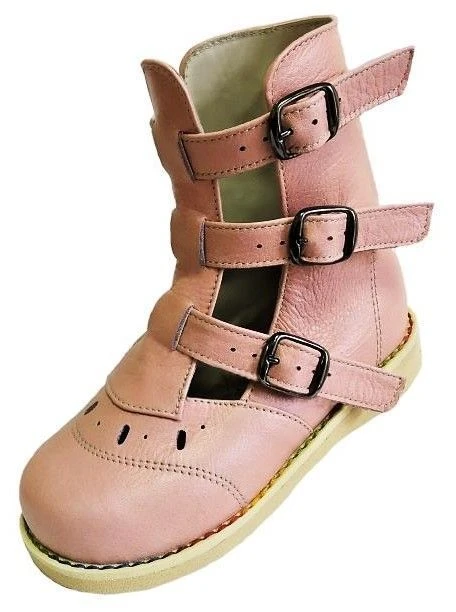 Complex orthopaedic footwear, children's, for girls, without insulated lining.