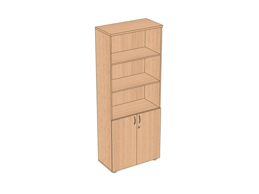 Semi-open, tall, wide 800*405*2025 mm ApShDO-8 document cabinet