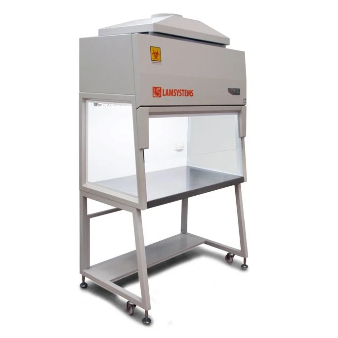 Abacterial air environment box for operator protection when working with pathogenic agents and airborne microorganisms.