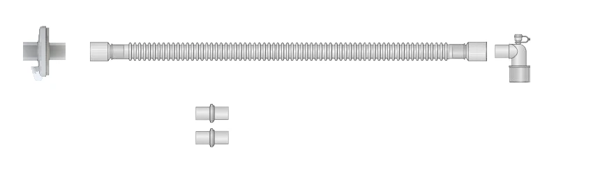 Respiratory devices for joint use with anaesthetic and resuscitation equipment, version: p