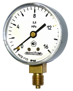 Manovacuum gauge MVP2-U -100...150 kPa 2.5 60MM IP40 M12x1.5