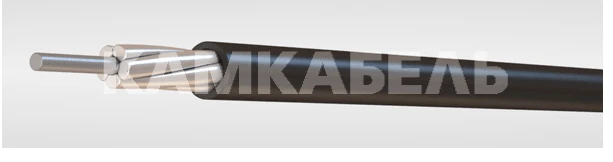 Self-supporting protected insulated wire for overhead power lines with rated voltage up to and including 35 kV and