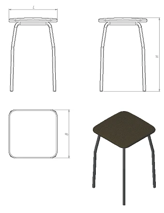 Stool (series T.1)