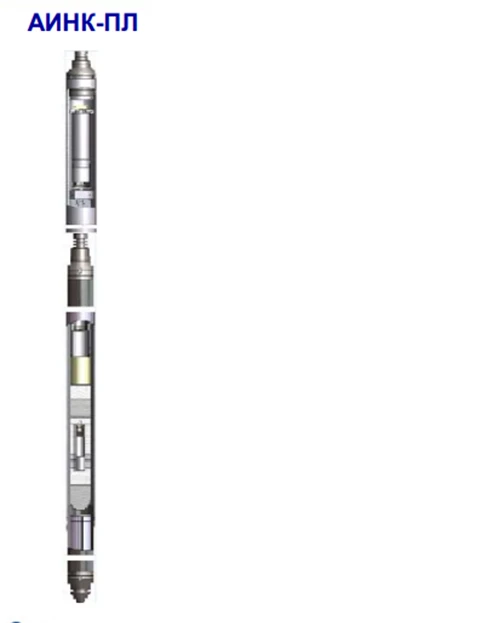 Apparatus for pulse neutron-gamma spectrometric logging standard AINK-PL