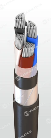 Power cable with aluminium conductors insulated with polyvinylchloride plasticate for voltage up to 1 kV of AVBSHVng(A)-LSLTx gr