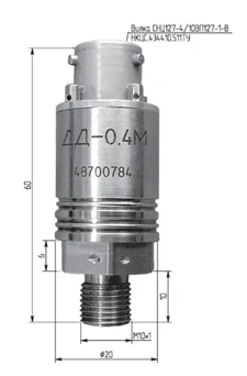 Pressure sensor DD-0,4M strain gauge pressure sensor
