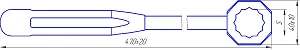 Extended spanner (S13,S24)