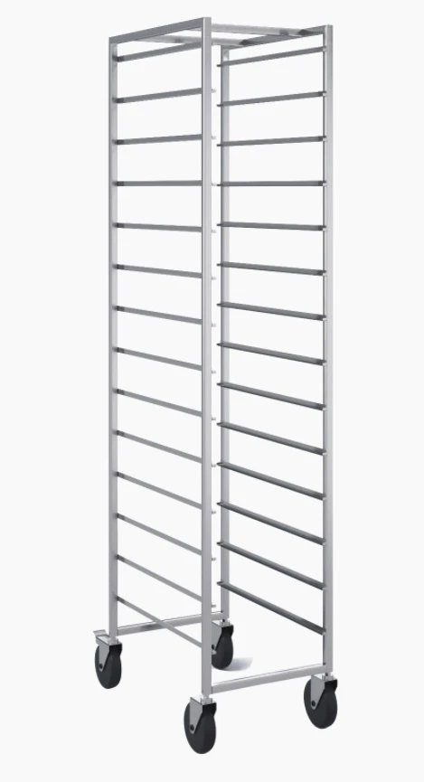 Pin trolley for trays 600x400 mm 14 levels (AISI 304)