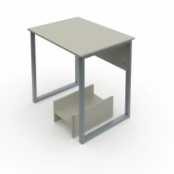 Computer desk on rectangular tube TR1