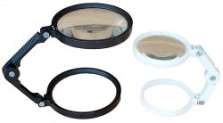 Viewing magnifier LP-1-2x-140 on stand