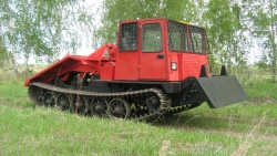 Special purpose tractor TSN-4-T (engine YAMZ-236, double cab)