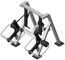Exerciser AKS-402 Belt Pull with variable load