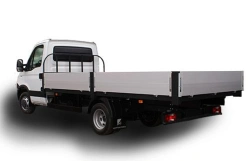 Flatbed flatbed truck type AB-4382 (modification AB-4382A1), on basic chassis GAZ type C4 (modification C41RB3).