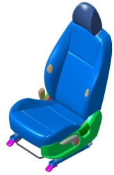 Left front seat (HCr PE)