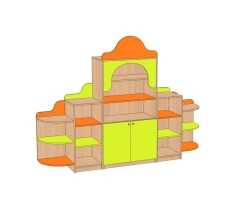 Toy wall "Teremok Small" children's SI-TM