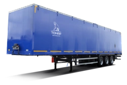Tonar refrigerator semi-trailer model 97863 with refrigerating and heating unit with axles manufactured by TONAR of models: 9042