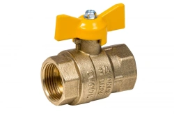 Gas ball valve Dist, series "Expert" DN20 3/4" BP-BP, 212B