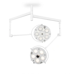 Light fixture surgical medical LED double-dome with ceiling mounting (ceiling double-dome with 6 modular