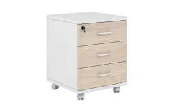 Swing cabinet with lock for top drawer, Art. No. TAR330