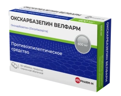 Oxcarbazepine VELFARM 600 mg film-coated tablets