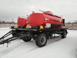 Slurry tanker trailer type GRPT of modification 87391-0000010 on the base of vehicles type 58920 or on the base of trailer chass