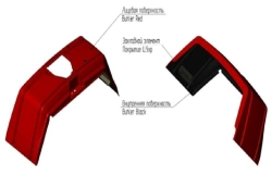 Rear cab panel RK2001.67.01.001
