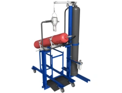 GAKS-KOB-SDD cylinder degassing stand