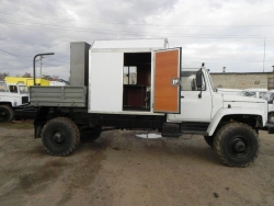 Trucks with diesel engine type 37123, modification 37123M on the basis of GAZ C41R92 chassis