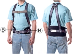 Harness for holding and positioning UPR-02(BG)