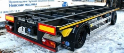 Car trailer 8338AF, with air suspension or spring-balanced suspension, with tyres 235/75R17.5 or 215/75R17.