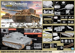 Assembled model of TIGER I MID s.PzAbt,506 tank