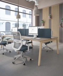 "ALBERO" Desk top with cut-out right (1R) Art. AL.023.09