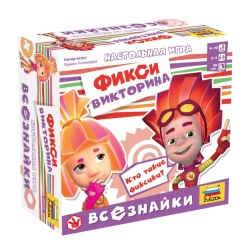 Board game "Fixiki. Vseznayki"