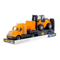 "Mike", Trailer Car + Autocar + Super-Mix Construction Set - 30 pieces on a pallet (in a tray), article number 58577