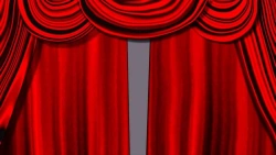 General curtain - Materials: Portiere and interior fabrics of non-combustible synthetic fibres and yarns with non-combustible im