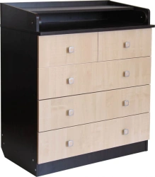 Fairy chest of drawers 1780 wenge maple, article number 0001044.12