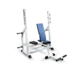 Bench - rack for barbell bench press sitting down