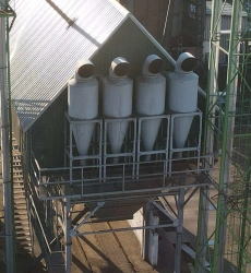 System of cyclones SO-12.01 with conveyor