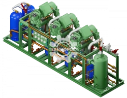 Refrigerating compressor units of AVM series. Refrigeration multi-compressor units on the basis of screw compressors.