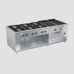 Gas cooker PRG-IIA-10-2 DS "Maxi"