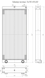 Oil radiator 744R1B-1013.200